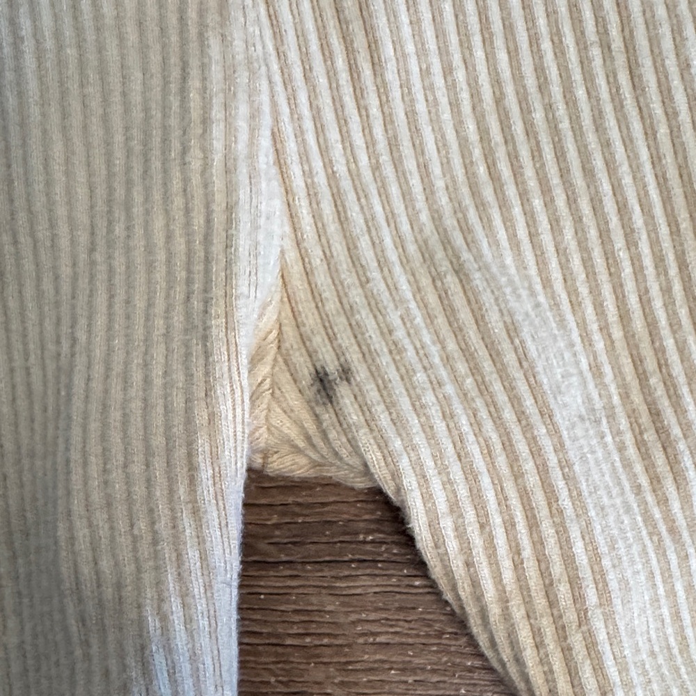 Jamie Kay Tan Ribbed Button Top - Picture 3 of 3